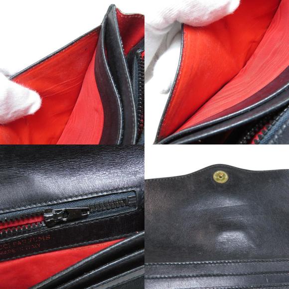 Gucci GG Sherry Line Accessory Pouch Canvas Black - Picture 7 of 10